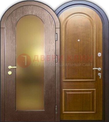 Металлическая арочная дверь ДА-12 в банк в Сергиевом Посаде
