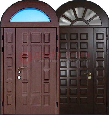 Стальная арочная дверь ДА-8 для административного здания в Сергиевом Посаде