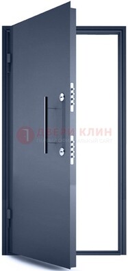 Черная металлическая бронированная дверь ДБ-1 в Сергиевом Посаде