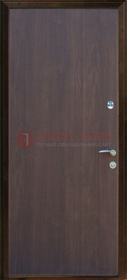 Темная металлическая дверь с ламинатом ДЛ-5 в Сергиевом Посаде