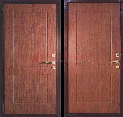 Фрезированная металлическая дверь с МДФ ДМ-182 в Сергиевом Посаде