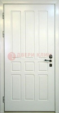 Белая стальная дверь с МДФ ДМ-36 в Сергиевом Посаде