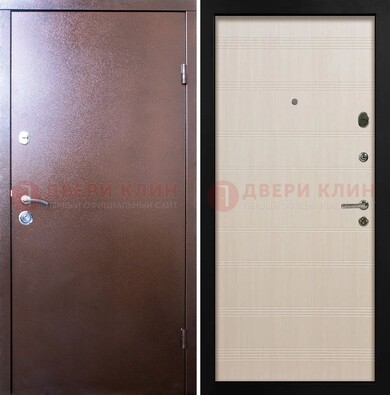 Входная дверь с порошковым покрытием и терморазрывом МДФ ДП-210 в Сергиевом Посаде