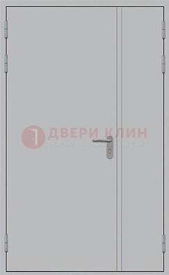 Белая противопожарная двупольная дверь ДПМ-02/30 в Сергиевом Посаде