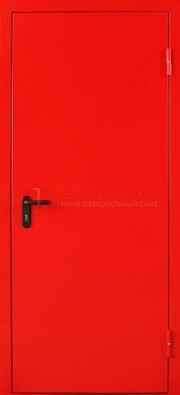 Красная противопожарная дверь ДПМ-01/60 в Сергиевом Посаде