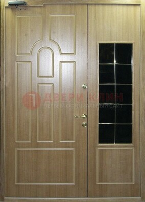 Входная дверь Дверь со вставками из черного стекла ДПР-42 в Сергиевом Посаде