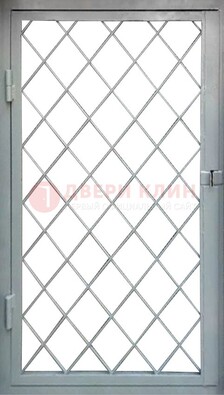 Серая стальная решетчатая дверь ДР-3 в Сергиевом Посаде
