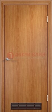 Светлая техническая дверь с вентиляционной решеткой ДТ-1 в Сергиевом Посаде