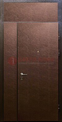 Тамбурная дверь с верхней фрамугой с винилискожей ДТМ-7 в Сергиевом Посаде