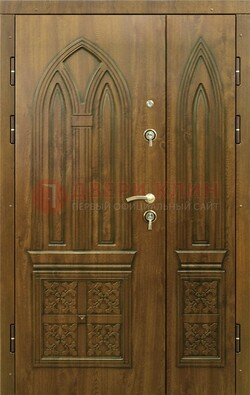 Входная дверь с виноритом и узором ДВТ-181 в Сергиевом Посаде