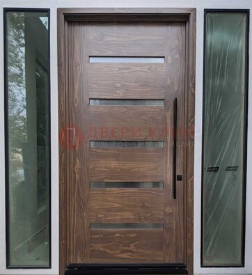 Железная дверь с виноритом и фрамугами ДВТ-189 в Сергиевом Посаде