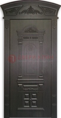 Черная стальная дверь с виноритом ДВТ-31 в Сергиевом Посаде